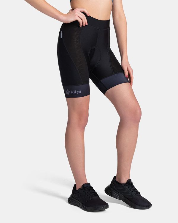 Kilpi Black women's cycling shorts Kilpi PRESSURE