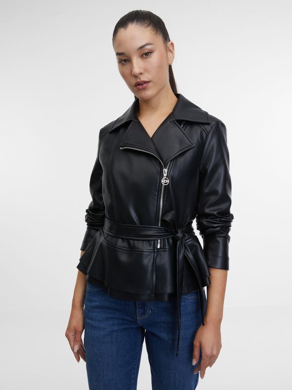 Orsay Black women's faux leather jacket ORSAY