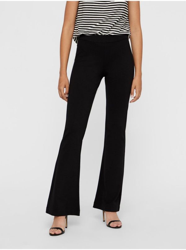 Vero Moda Black women's flared fit pants Vero Moda Kamma - Women