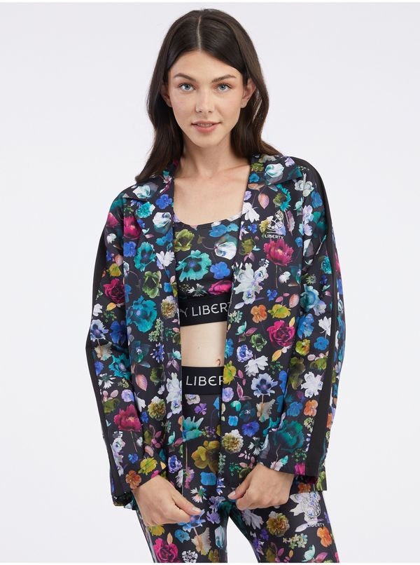 Puma Black Women's Flowered Jacket Puma x Liberty - Ladies