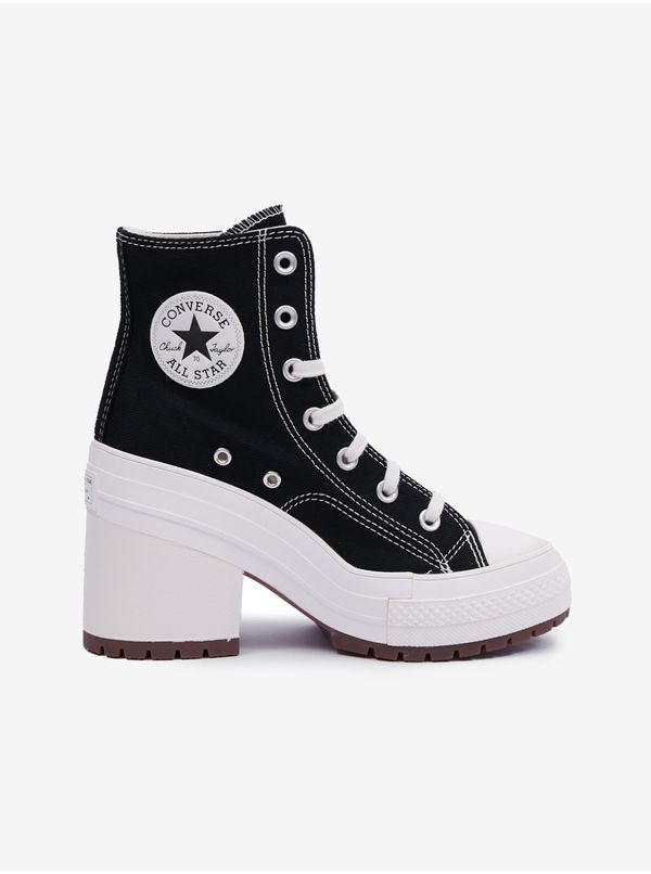 Converse Black Womens Heeled Ankle Sneakers Converse Chuck 70 De Lu - Women