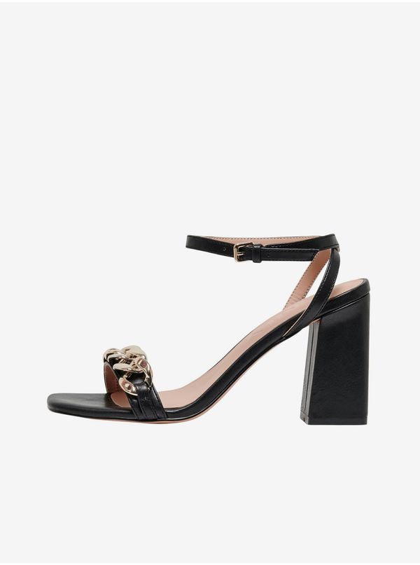 Only Black women's heeled sandals ONLY Alyx
