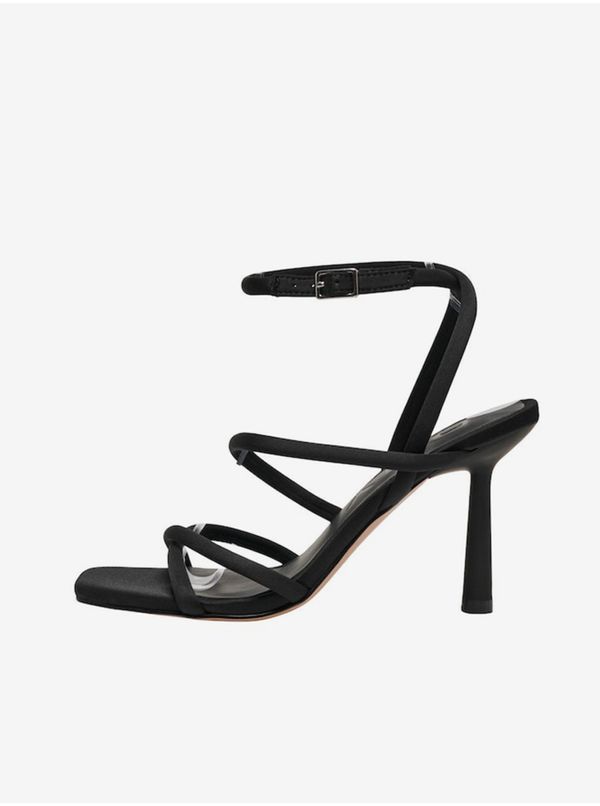 Only Black women's heeled sandals ONLY Amina-1 - Women