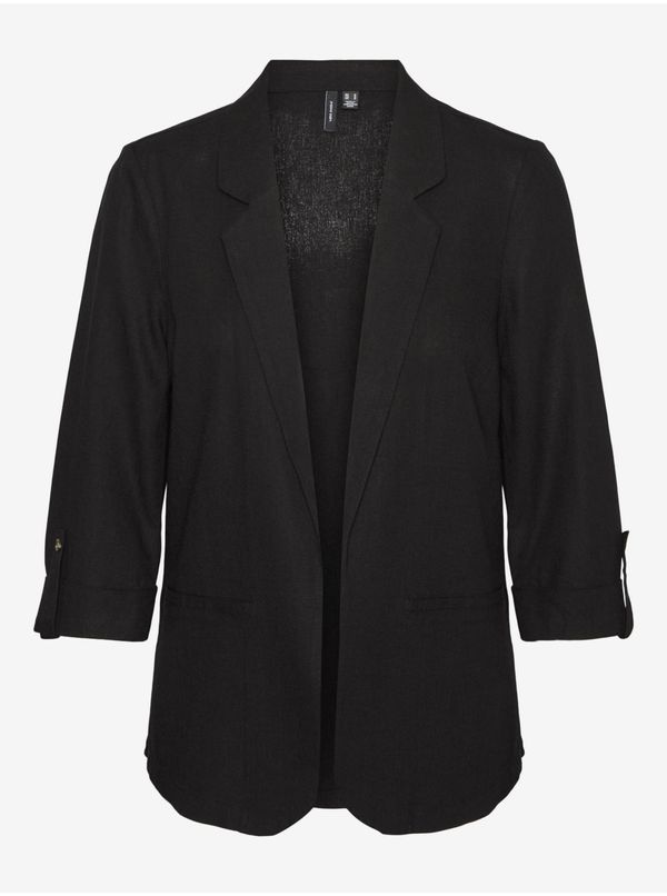 Vero Moda Black women's jacket with linen blend VERO MODA Jesmilo - Women
