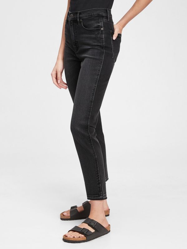 GAP Black women's jeans GAP High rise cigarette with secret smoothing pockets