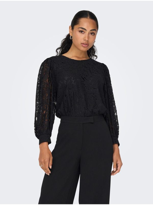 Only Black Women's Lace Blouse ONLY Yrsa - Women