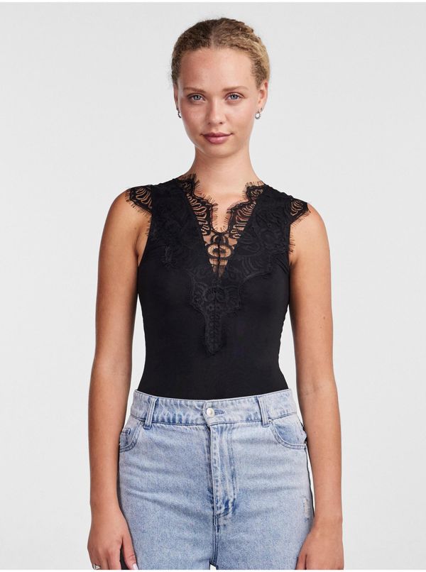 Pieces Black Women's Lace Bodysuit Pieces Ilu - Women's