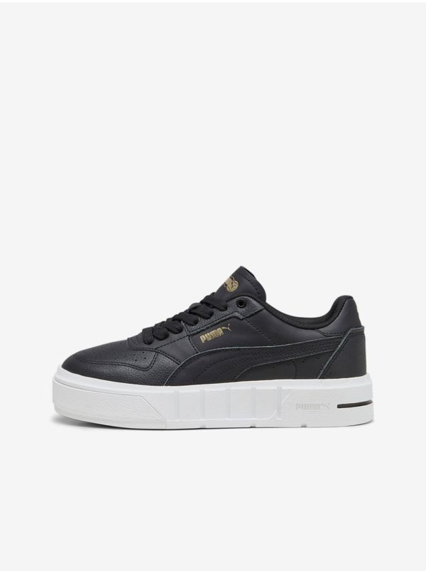 Puma Black women's leather platform sneakers Puma Cali Court - Women