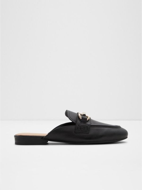 Aldo Black women's leather slippers ALDO Moska