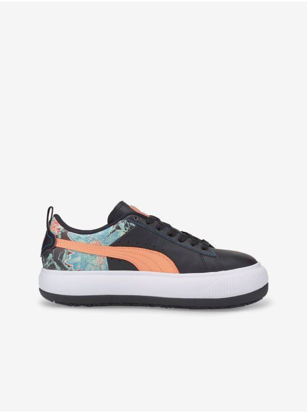 Puma Black Womens Leather Sneakers Puma Mayu - Women