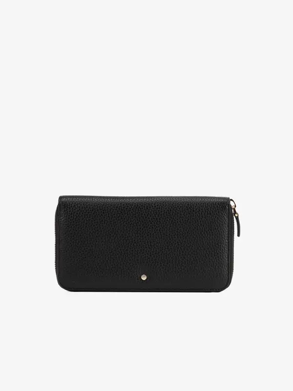 GEOX Black Women's Leather Wallet Geox