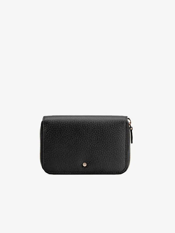 GEOX Black Women's Leather Wallet Geox