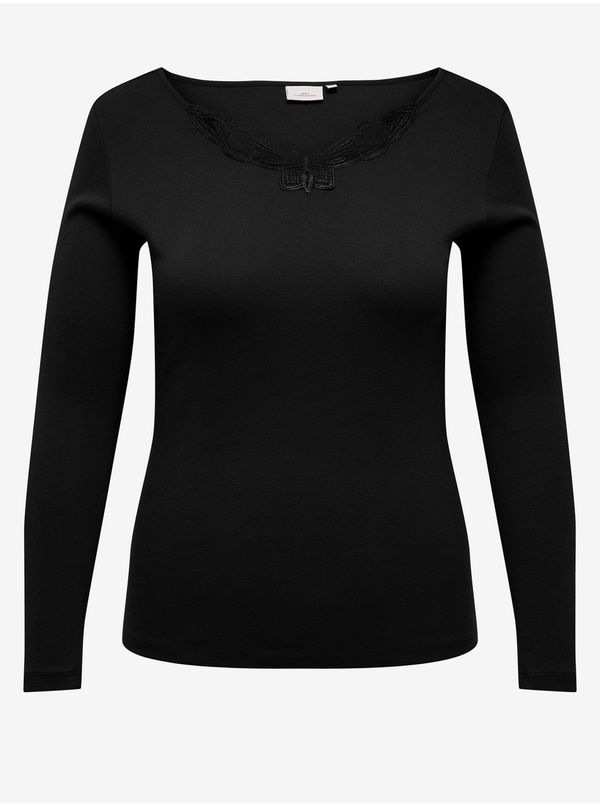 Only Black women's long sleeve T-shirt ONLY CARMAKOMA New Kira - Women