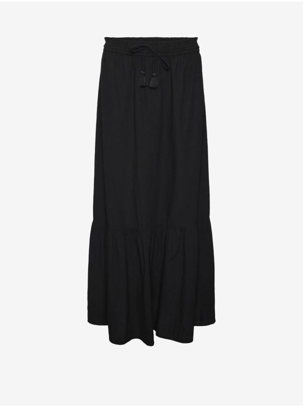 Vero Moda Black women's maxi skirt Vero Moda Pretty - Women