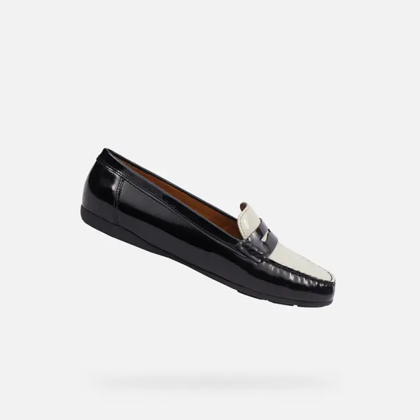 GEOX Black women's moccasins Geox Annytah MOC - Women's