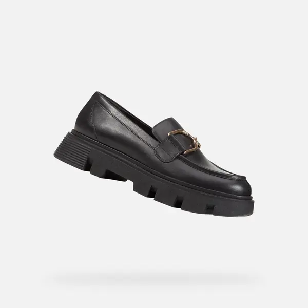 GEOX Black women's moccasins Geox Vilde - Women's