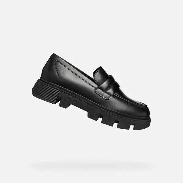GEOX Black women's moccasins Geox Vilde - Women's