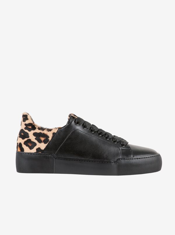 Högl Black women's patterned leather sneakers Högl Blade - Women's