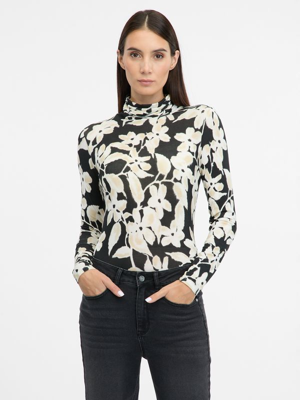 Orsay Black women's patterned turtleneck ORSAY - Women's