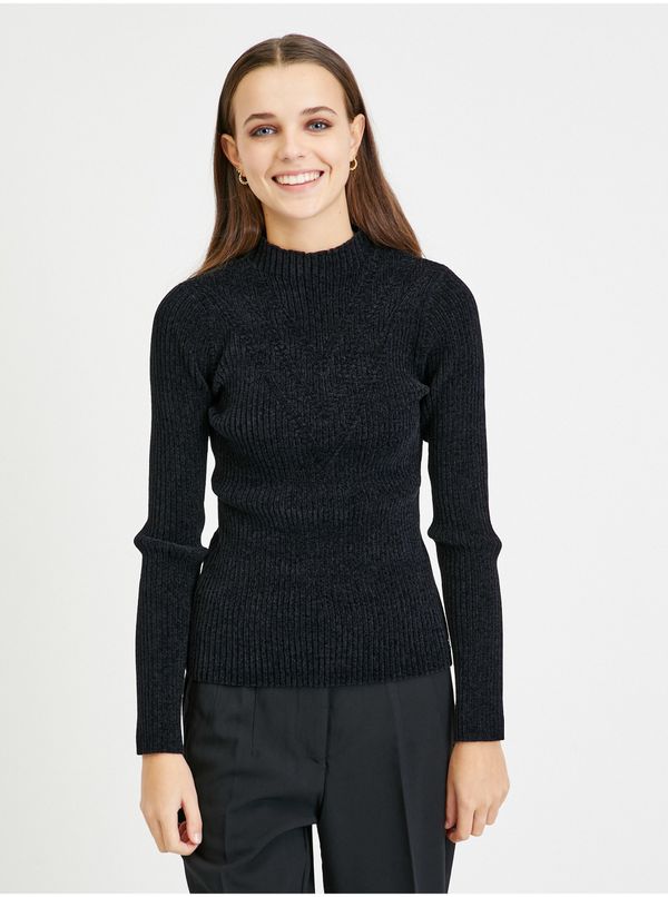 Guess Black Women's Ribbed Sweater Guess Rita - Women