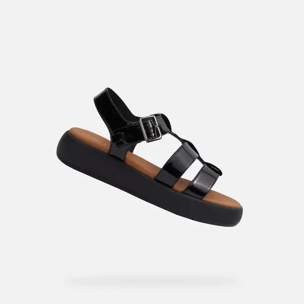 GEOX Black women's sandals Geox Camalei - Women's