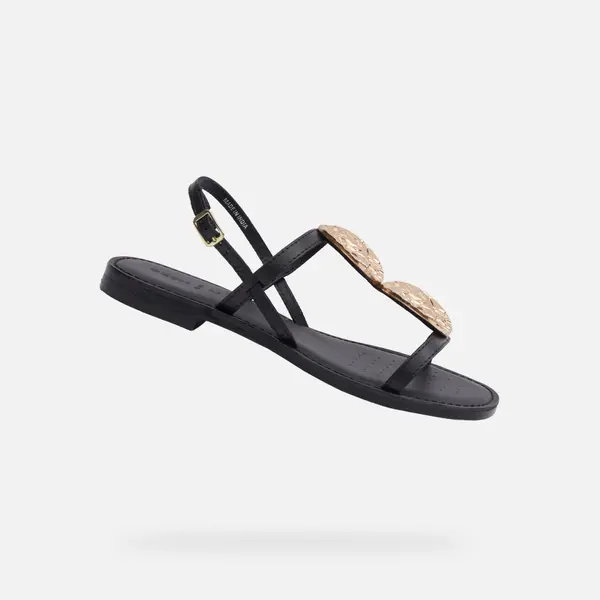 GEOX Black women's sandals Geox Maddalusiac - Women's