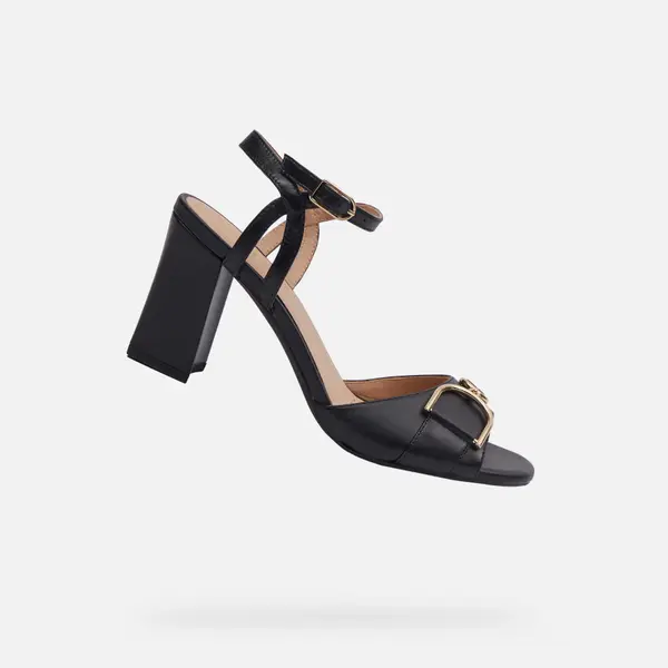 GEOX Black women's sandals Geox New Eraklia 80 - Women's