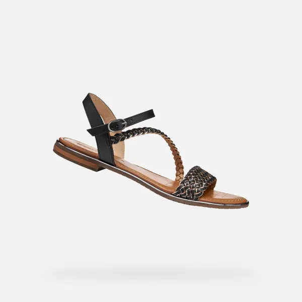 GEOX Black women's sandals Geox Sozy Plus - Women's