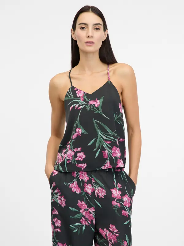 Orsay Black Women's Satin Pajama Top ORSAY - Women's