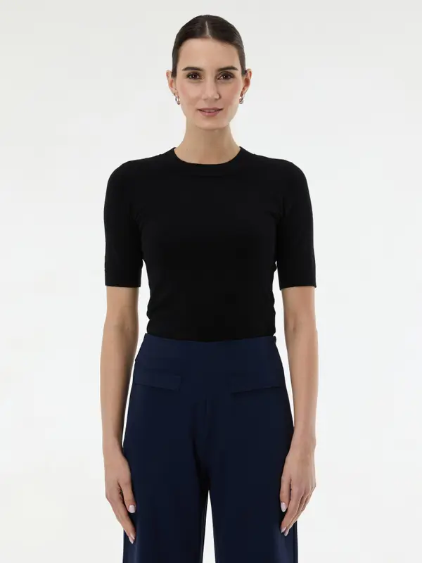 Orsay Black Women's Short Sleeve Sweater ORSAY - Women's