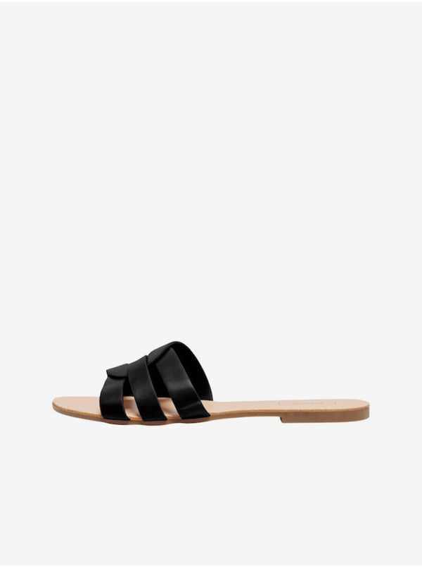 Only Black women's slippers ONLY Feli-4