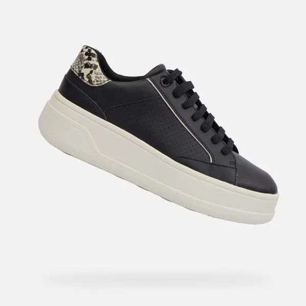 GEOX Black women's sneakers Geox Spherica ECUB-2 - Women's