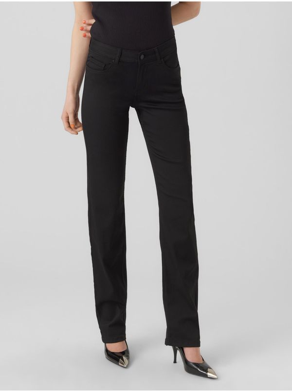 Vero Moda Black women's straight fit jeans VERO MODA Daf - Women