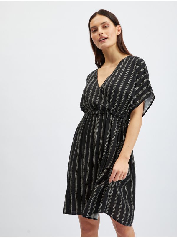 Orsay Black women's striped dress ORSAY