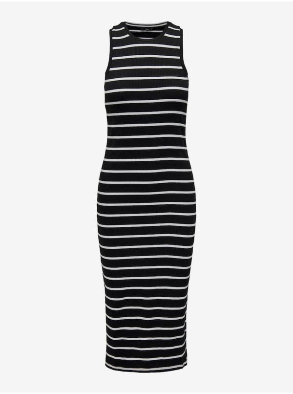 Only Black Women's Striped Midi Dress ONLY Belfast - Ladies