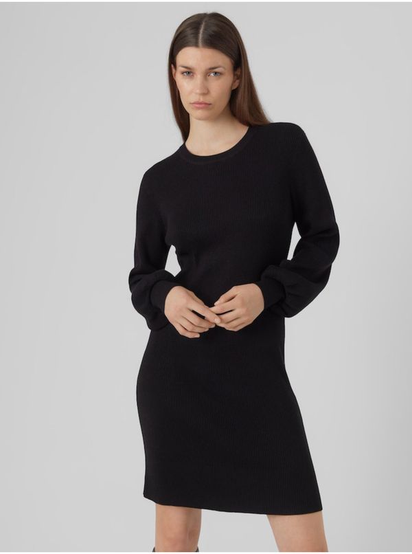 Vero Moda Black women's sweater dress VERO MODA Haya - Women