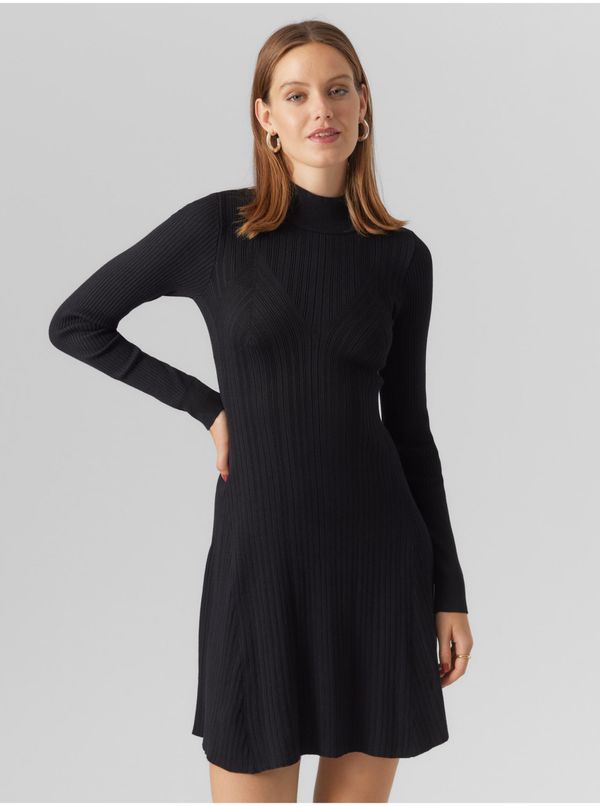 Vero Moda Black women's sweater dress VERO MODA Sally - Women