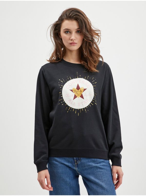 Converse Black Women's Sweatshirt Converse - Women