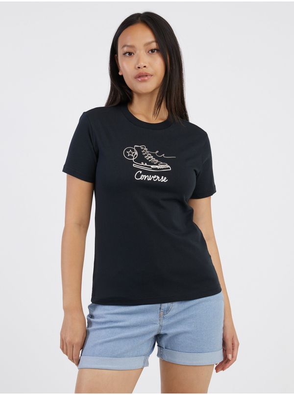 Converse Black women's T-shirt Converse - Women