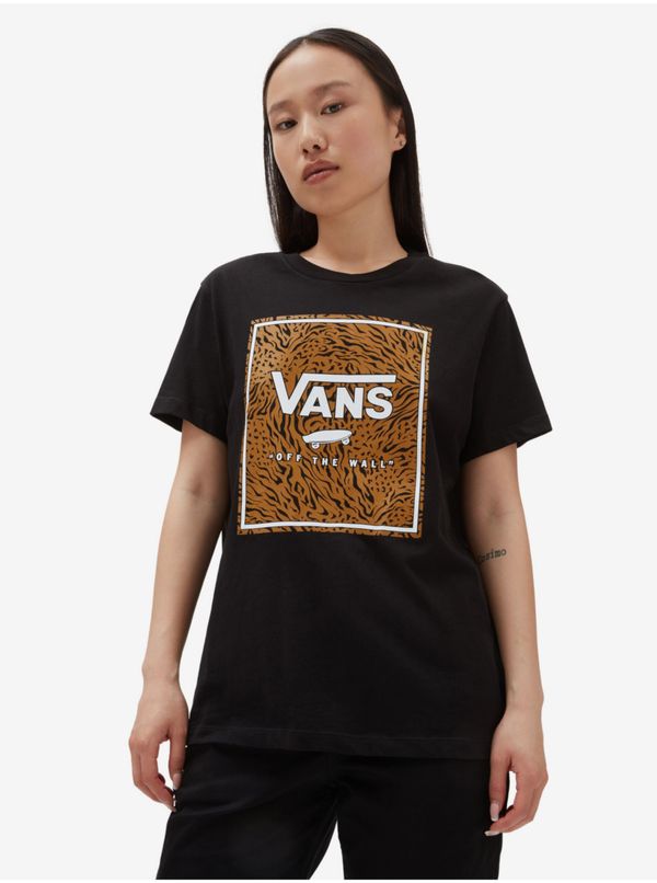 Vans Black women's T-shirt VANS Animash