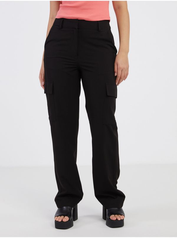 Vero Moda Black women's trousers with pockets VERO MODA Zelda - Women