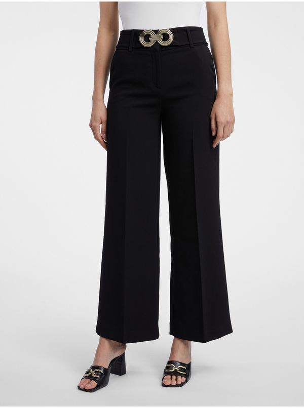 Orsay Black women's wide trousers ORSAY