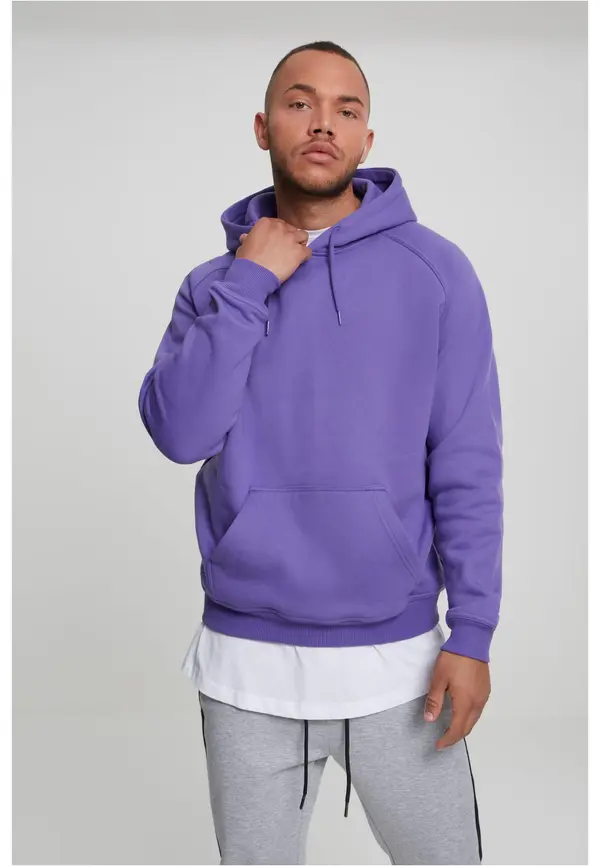 Urban Classics Blank Hoody ultraviolet