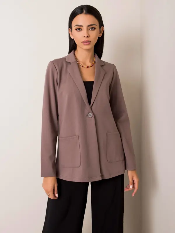 Sublevel Blazer-D17008Z43380A-dark beige