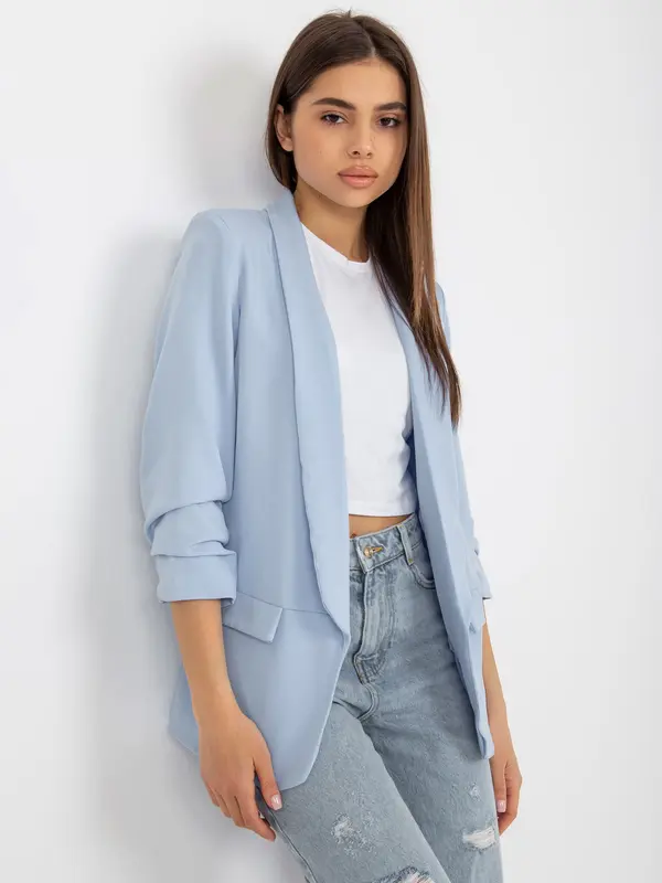 Italy Moda Blazer-DHJ-MA-7684.15P-Light Blue