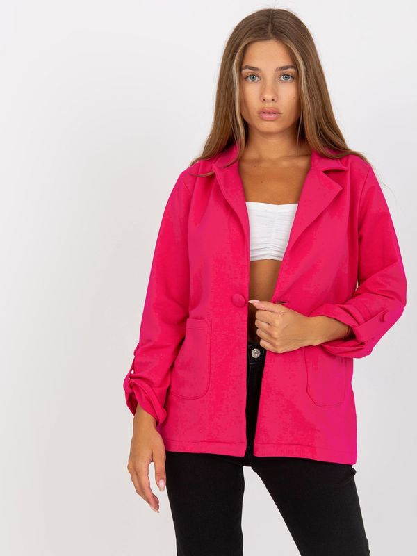 RUE PARIS Blazer-RV-MA-8071.19P-Fuchsia