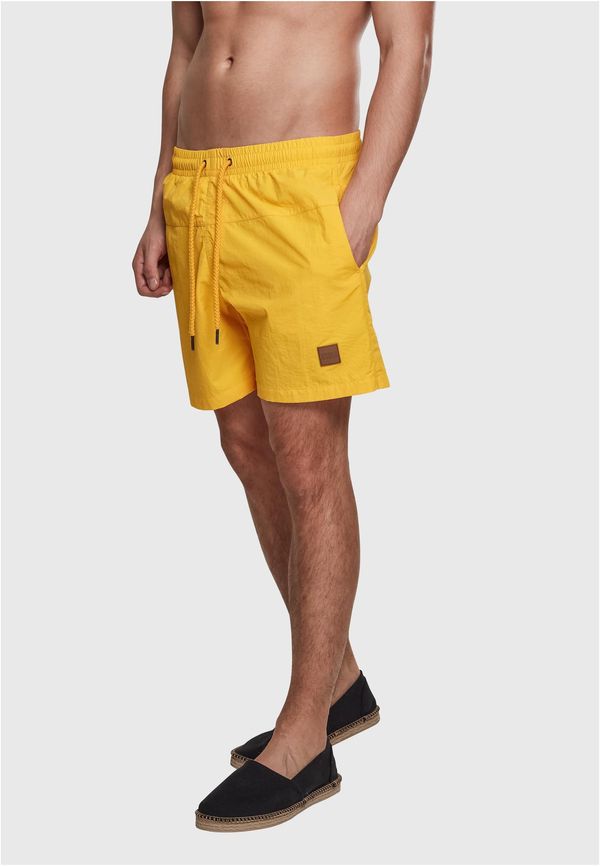 UC Men Block Swim Shorts Chrome Yellow