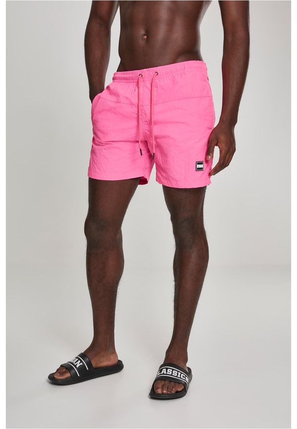 UC Men Block Swim Shorts neonpink