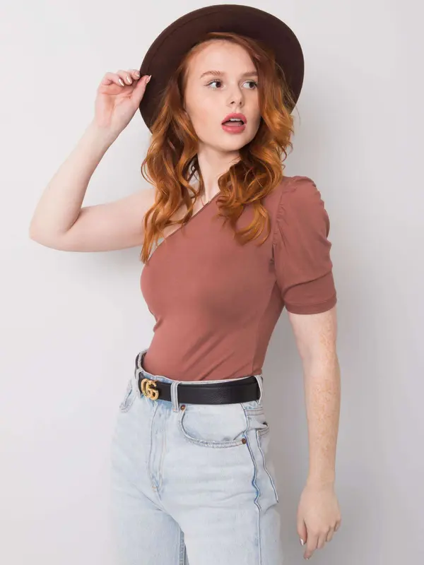 RUE PARIS Blouse-95-BZ-190101.22P-brown