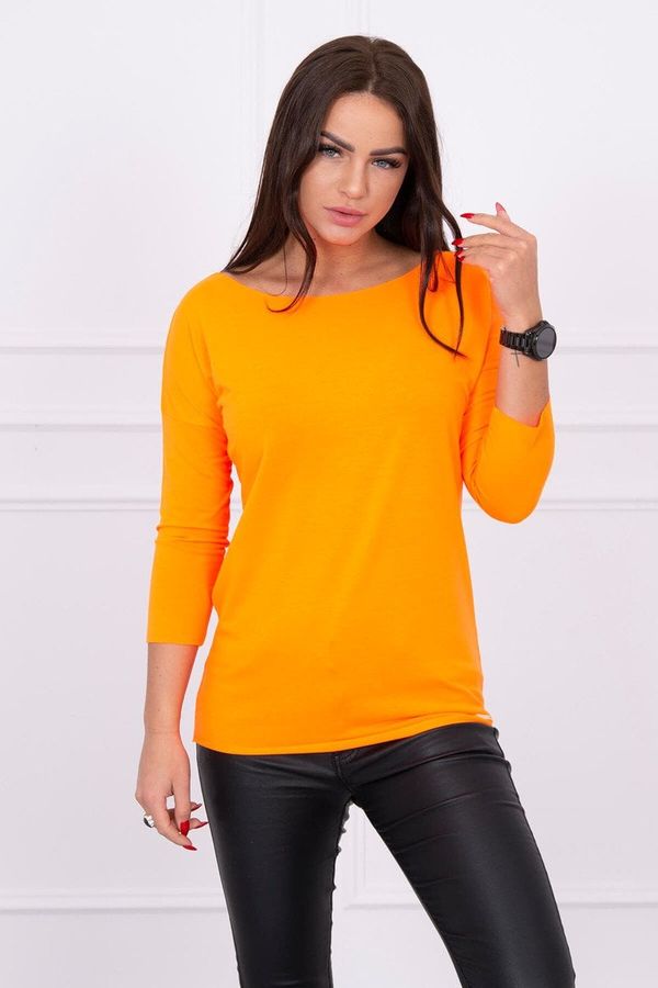 Kesi Blouse Casual Orange Neon